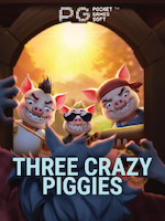 Three Crazy Piggies Slot: Info Provider, RTP, dan Max Win — ikon game